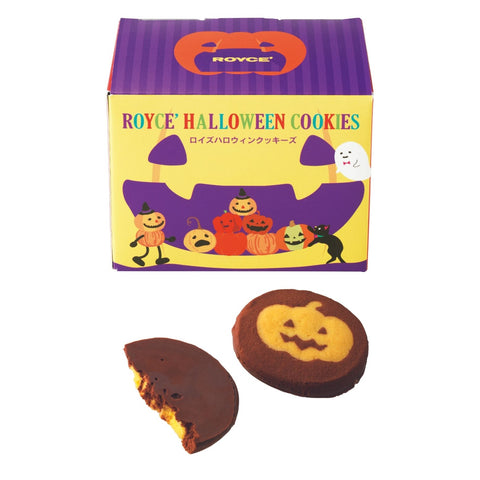 ROYCE' Chocolate - ROYCE' Halloween Cookies (5 Pcs) - Image shows a printed box and cookies.